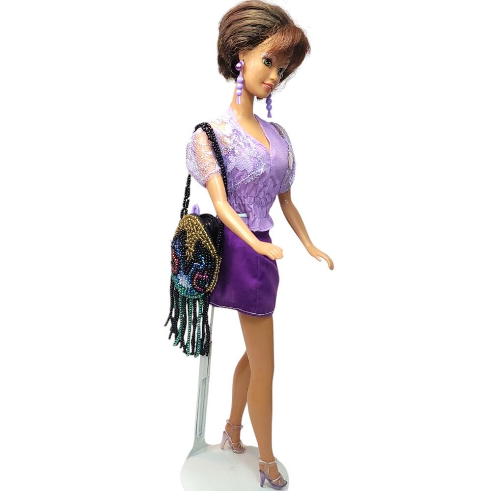 1992 Vintage Hot Glitter Beach Teresa Barbie ReStyled ReDressed ReAccessorized